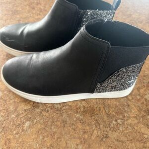 DV by Dolce Vita Black and Silver Kids Boots